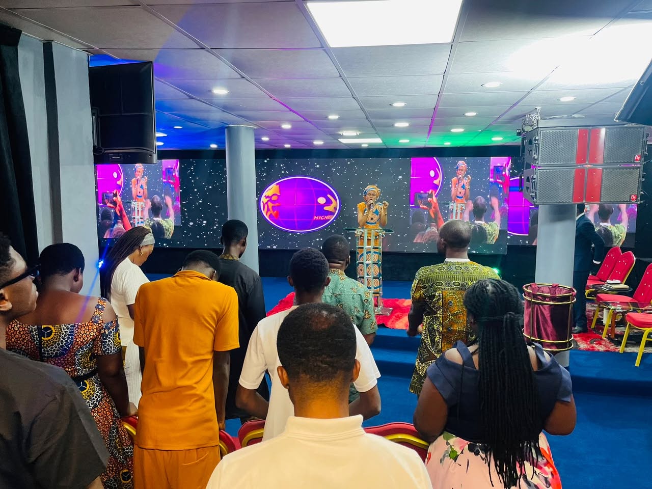 Worship at church